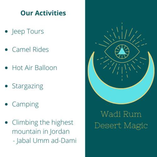 Desert Magic Camp & Resort Вади Рум Екстериор снимка